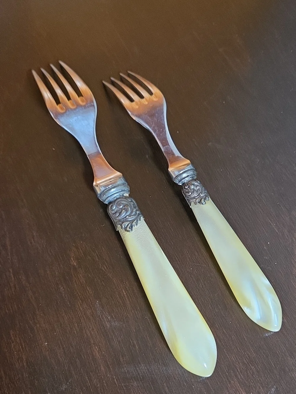 SCOF France Pompadour Pattern Luxury Cutlery Dinner Fork & Salad Fork